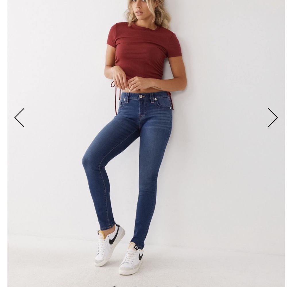 True religion Super skinny Jeans Mid-Rise Size 26
